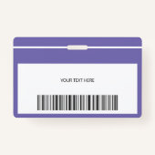 De logo van de de naaffoto van de douane ongekende badge (Achterkant)