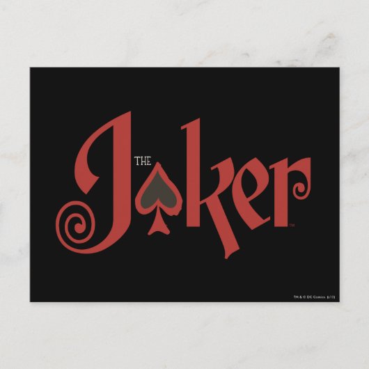 De Logo van de Kaart van het Spel Joker (Voorkant)