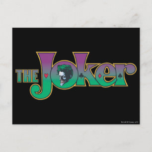 De Logo van de Naam van de Joker Briefkaart