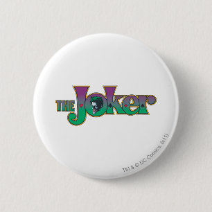 De Logo van de Naam van de Joker Ronde Button 5,7 Cm