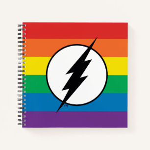 De Logo van de Regenboog van de Flits Notitieboek