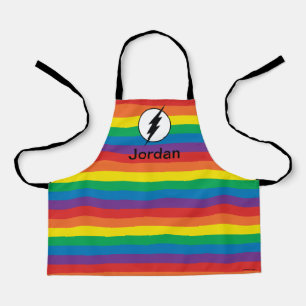 De Logo van de Regenboog van de Flits Schort