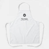 De Logo van de werknemer van de douane, Naam, het Schort (Voorkant)