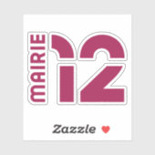 De logo van het 12e arrondissement sticker (Vel)