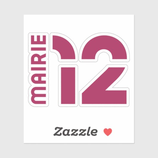 De logo van het 12e arrondissement sticker (Vel)