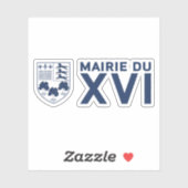 De logo van het 16e arrondissement sticker (Vel)