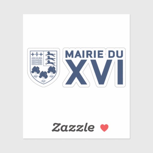 De logo van het 16e arrondissement sticker (Vel)