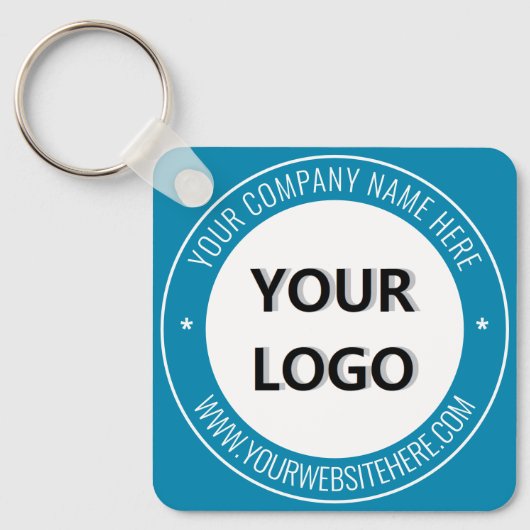 De Logo van het Bedrijf van de douane en de Bedrij Sleutelhanger (Voorkant)