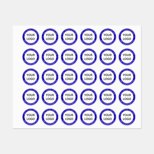 De Logo van het Bedrijf van de douane en de Sticke Labels (Vel)