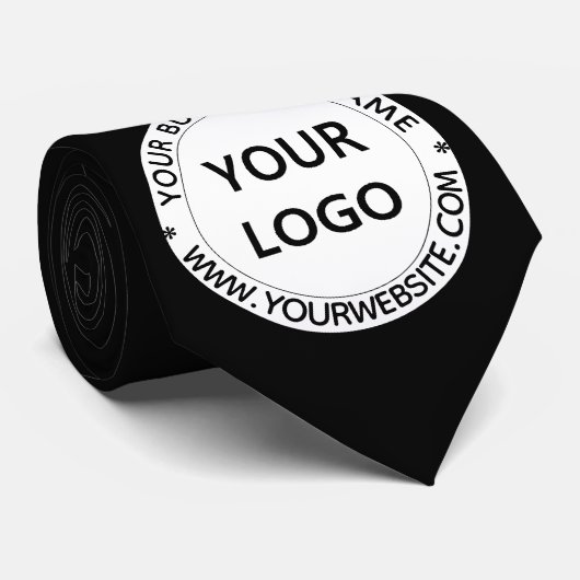 De Logo van het Bedrijf van de douane en de Stropd Stropdas (Opgerold)