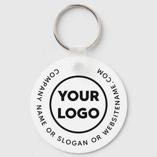 De Logo van het Bedrijf van de douane en de Tekst  Sleutelhanger (Voorkant)