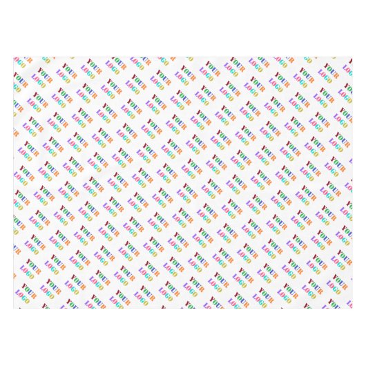 De Logo van het Bedrijf van de douane of de Tablec Tafelkleed (Voorkant (Horizontaal))