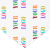 De Logo van het Bedrijf van de douane of de Tablec Tafelkleed (Gekanteld)