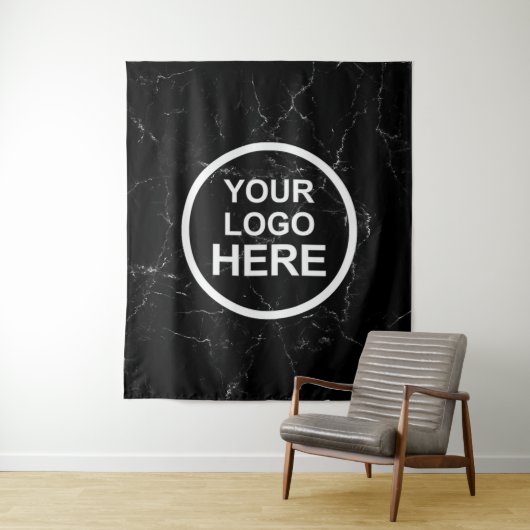 De Logo van het bedrijf van de douane voor Gebeurt Wandkleed (In situ)