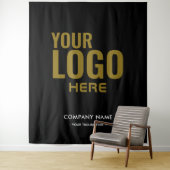 De Logo van het bedrijf van de douane voor Gebeurt Wandkleed (In situ)