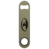 De Logo van het Spel van de natuur roept Waterfowl Speed Flessenopener (Voorkant)