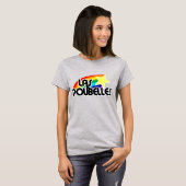 De Logo van Poubelle Twins Rollergirl T-shirt (Voorkant volledig)