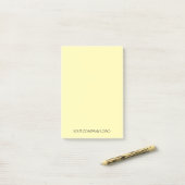 De logo van uw bedrijf, gepersonaliseerd post-it® notes (Op bureau)