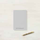 De logo van uw bedrijf, gepersonaliseerd post-it® notes (Op bureau)