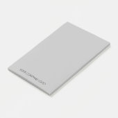De logo van uw bedrijf, gepersonaliseerd post-it® notes (Schuin)