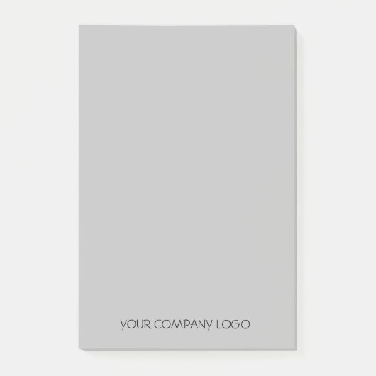 De logo van uw bedrijf, gepersonaliseerd post-it® notes (Voorkant)