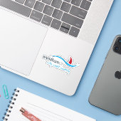 De logo van Wyndham City, Australië Sticker (Laptop met iPhone)