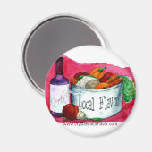 De lokale smaakmagneet van Crystal Magneet (Voorkant / Achterkant)