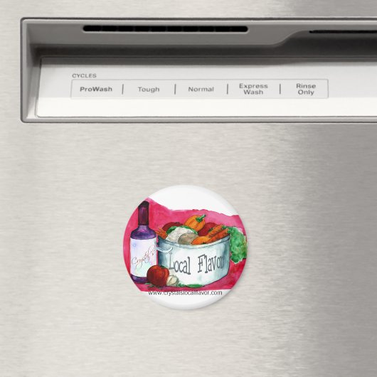 De lokale smaakmagneet van Crystal Magneet (Insitu (Vaatwasser))