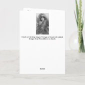 De lokroep van de groene ogen kaart (Achterkant)