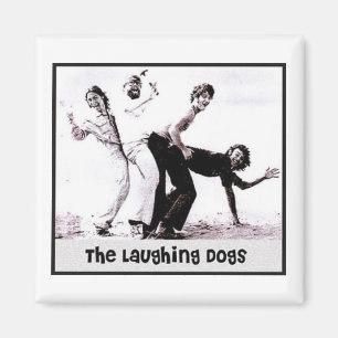 De lolende Honden Retro Magnet
