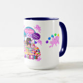 De Lollipop & Snoep Shop Coffee Mok (Voorkant rechts)