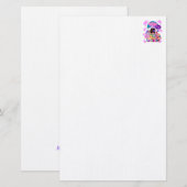 De Lollipop & Snoep Shop Stationery Briefpapier (Voorkant / Achterkant)