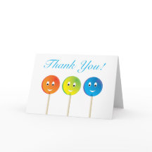 De lolly dankt u kaardt