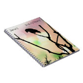 De Londense Crow *personalize* Notitieboek (Rechterzijde)