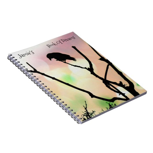 De Londense Crow *personalize* Notitieboek (Rechterzijde)