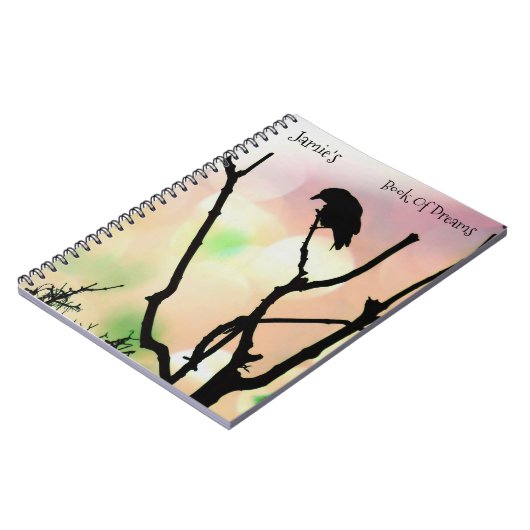 De Londense Crow *personalize* Notitieboek (Linkerzijde)