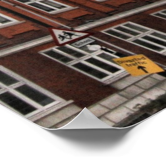 De London Gherkins Poster (Hoek)