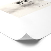 De Lone Elk Wilderness Muur Kunstprint Poster (Hoek)