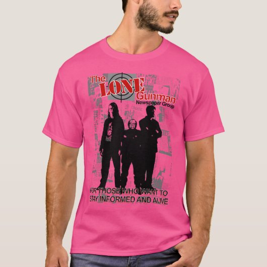 De Lone Gunman Krantengroep T-shirt (Voorkant)