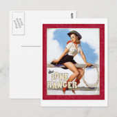 De Lone Ranger Briefkaart (Voorkant / Achterkant)