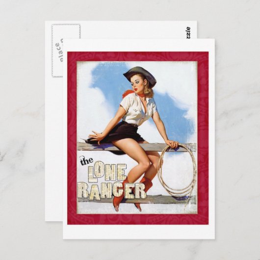 De Lone Ranger Briefkaart (Voorkant / Achterkant)