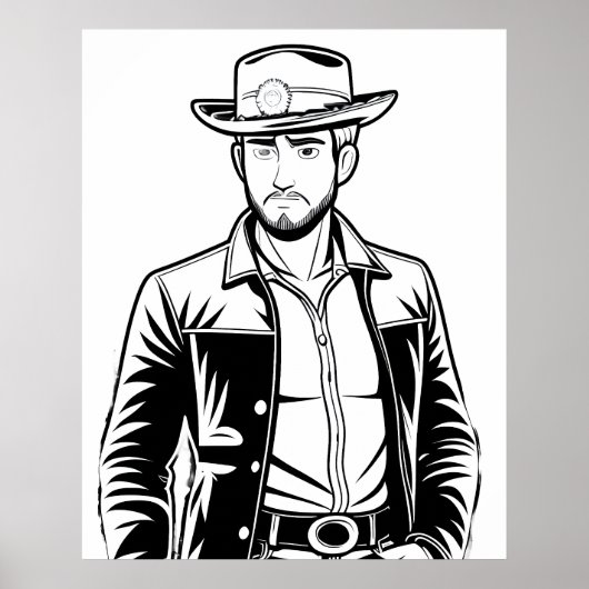 De Lone Ranger: Digitale Grens Poster (Voorkant)