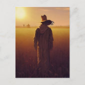 De Lone Scarecrow Digital Art Briefkaart (Voorkant)