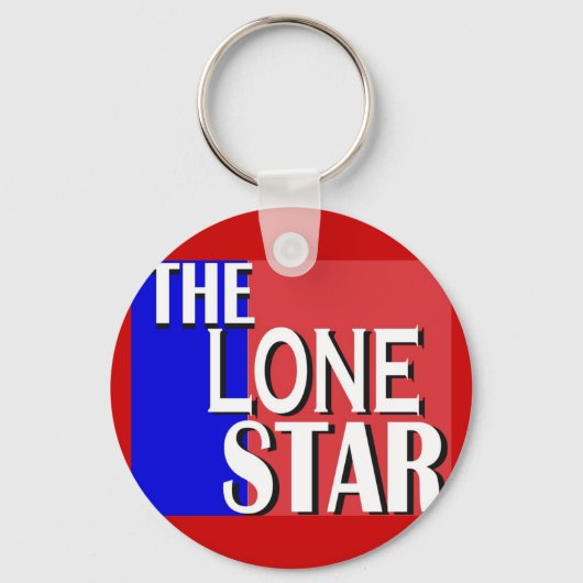 De Lone Star-Sleutelhanger Sleutelhanger (Voorkant)