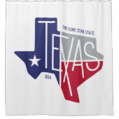De Lone Star-staat Douchegordijn