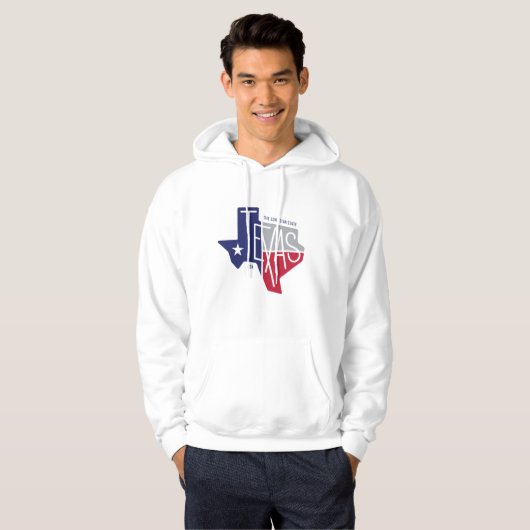 De Lone Star-staat Hoodie (Voorkant volledig)