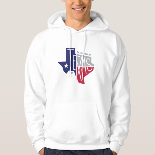 De Lone Star-staat Hoodie (Voorkant)