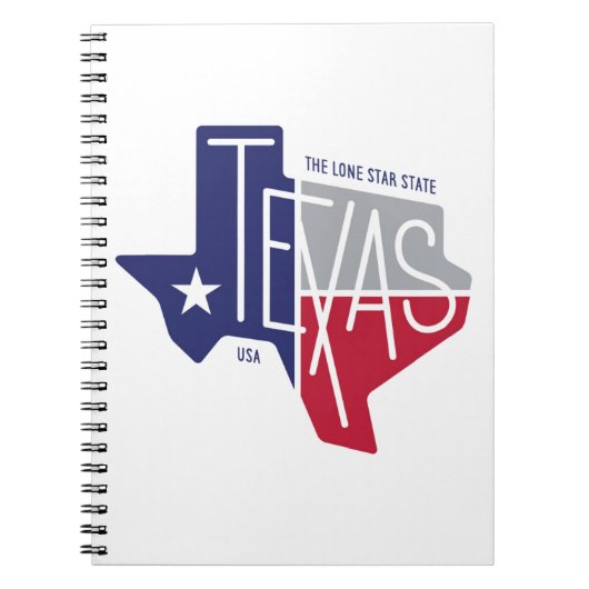 De Lone Star-staat Notitieboek (Voorkant)