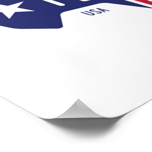 De Lone Star-staat Poster (Hoek)