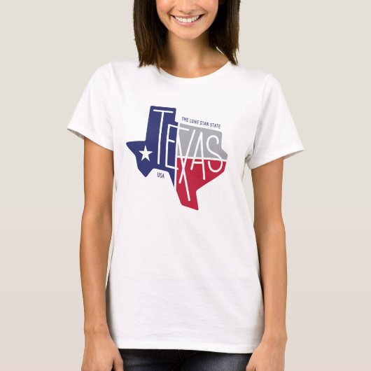 De Lone Star-staat T-shirt (Voorkant)